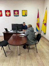 Глава Пластуновского сельского поселения С.К.Олейник провел прием граждан