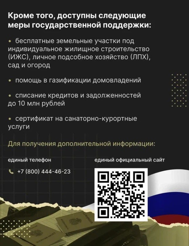 Меры государственной поддержки